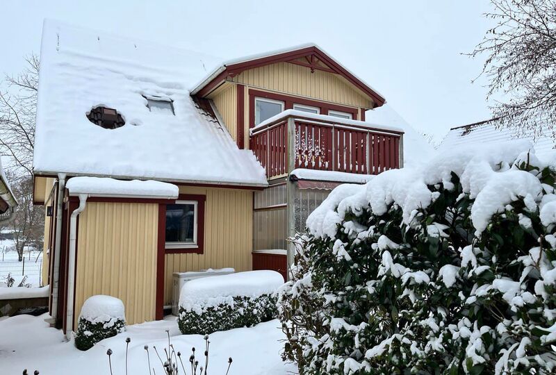 Schwedenhaus Malmö 145 im Schnee