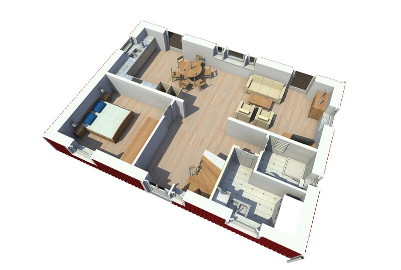 Schwedenhaus Malmö 145 Untergeschoss Ausstattung