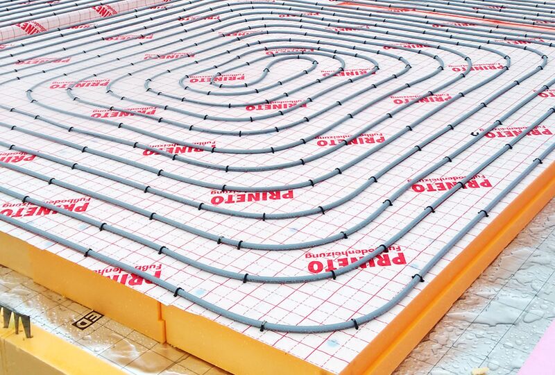 Fussbodenheizung von Berg Schwedenhaus